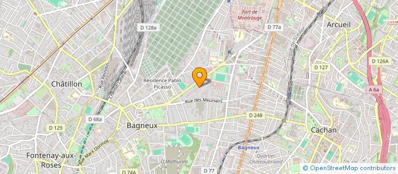 localisation de l'entreprise MONSIEUR ALEXIS ROLLOT à BAGNEUX