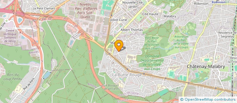 localisation de l'entreprise MONSIEUR ALEXIS ROMAND  CHATENAY-MALABRY