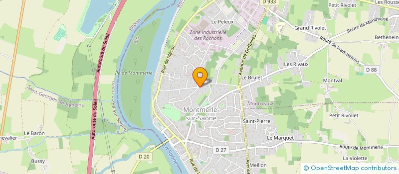 localisation de l'entreprise MONSIEUR ALEXIS ROMERO à MONTMERLE-SUR-SAONE