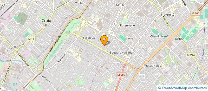 localisation de l'entreprise MONSIEUR ALEXIS ROMMELAERE  ROUBAIX