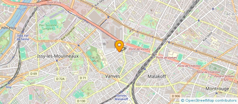 localisation de l'entreprise MONSIEUR ALEXIS RONDIN à VANVES