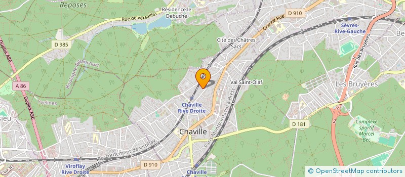 localisation de l'entreprise MONSIEUR ALEXIS ROQUES à CHAVILLE