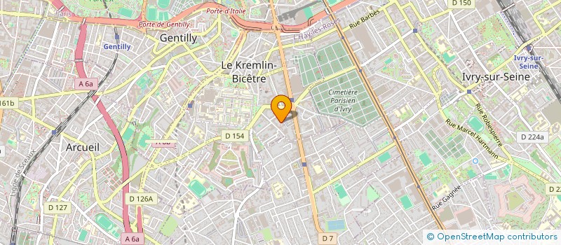 localisation de l'entreprise MONSIEUR ALEXIS ROSA à LE KREMLIN-BICETRE