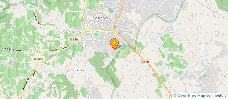 localisation de l'entreprise MONSIEUR ALEXIS ROUCOLE  LE BEAUSSET