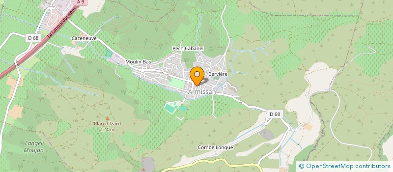 localisation de l'entreprise MONSIEUR ALEXIS ROUDIERE  ARMISSAN