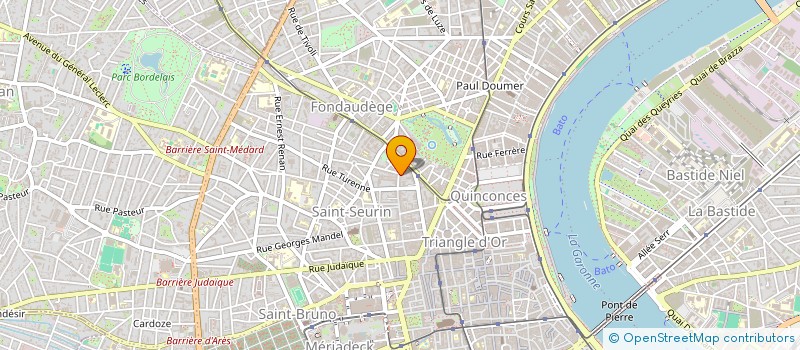 localisation de l'entreprise MONSIEUR ALEXIS ROULIER  BORDEAUX