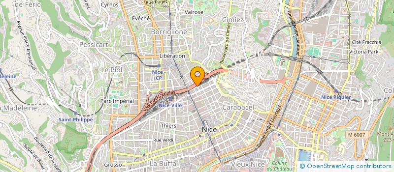 localisation de l'entreprise MONSIEUR ALEXIS ROUSSEAU  NICE