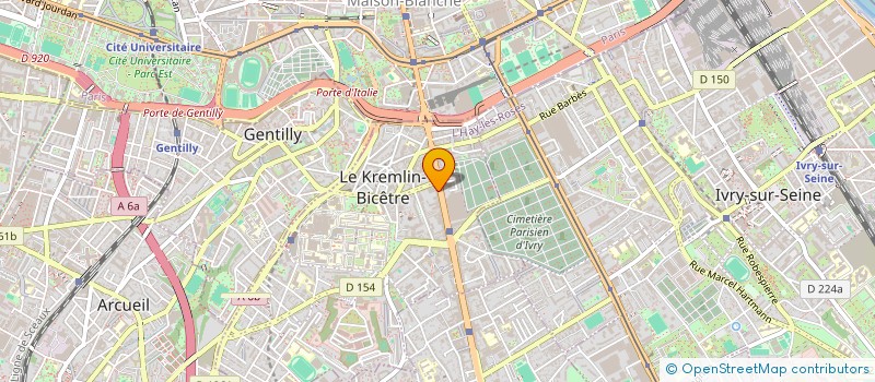 localisation de l'entreprise MONSIEUR ALEXIS ROUSSEAU à LE KREMLIN-BICETRE