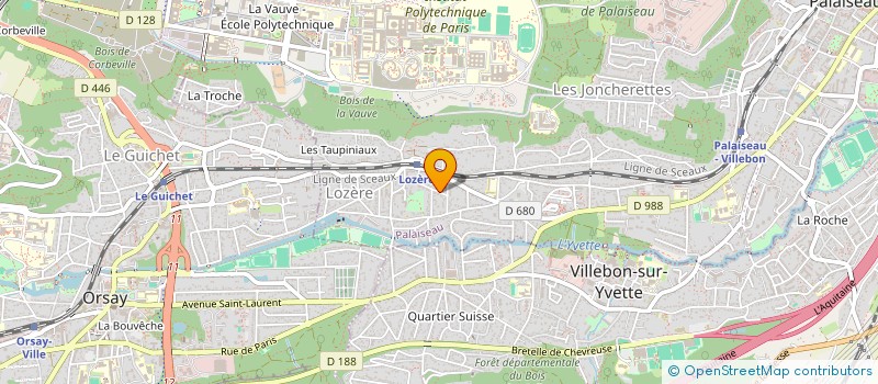 localisation de l'entreprise MONSIEUR ALEXIS ROUSSEL à PALAISEAU