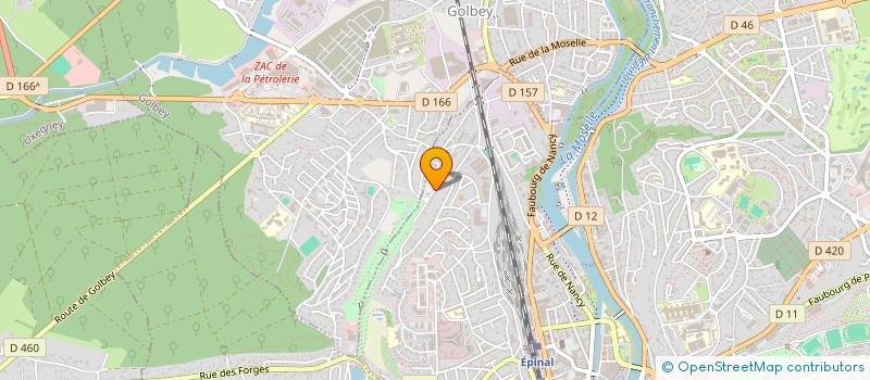 localisation de l'entreprise MONSIEUR ALEXIS ROUX  EPINAL