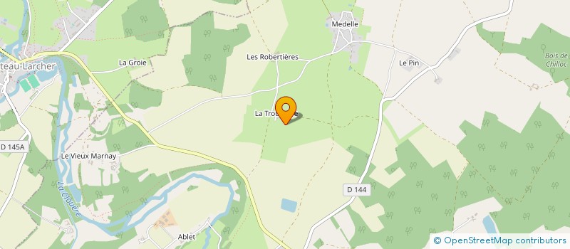 localisation de l'entreprise MONSIEUR ALEXIS ROY  MARNAY