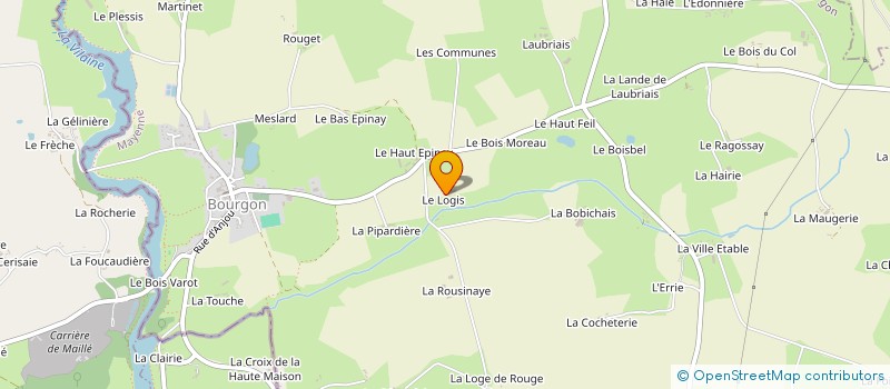 localisation de l'entreprise MONSIEUR ALEXIS RUDENT à BOURGON