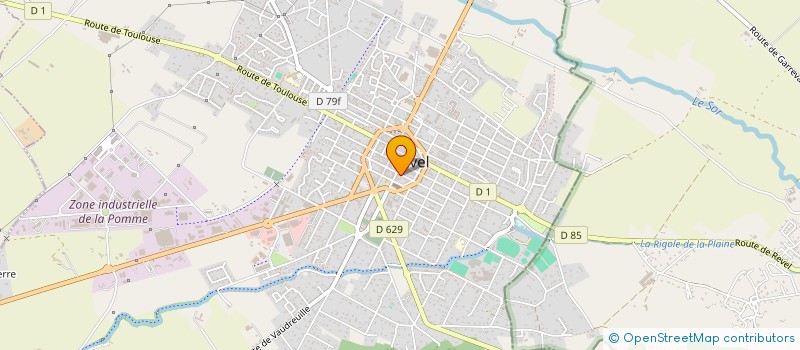 localisation de l'entreprise MONSIEUR ALEXIS RUFFIER  REVEL