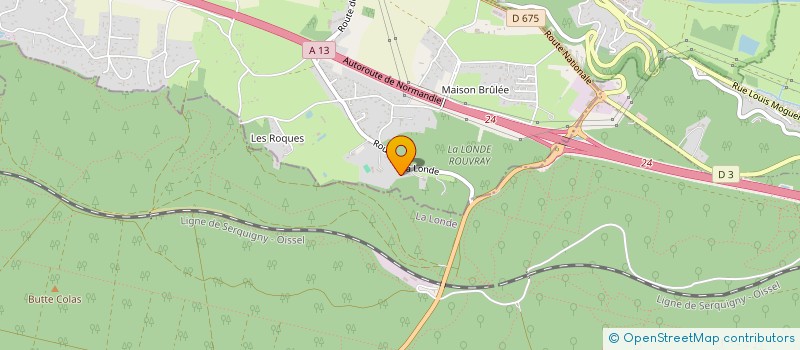 localisation de l'entreprise MONSIEUR ALEXIS RUQUIER  SAINT-OUEN-DE-THOUBERVILLE