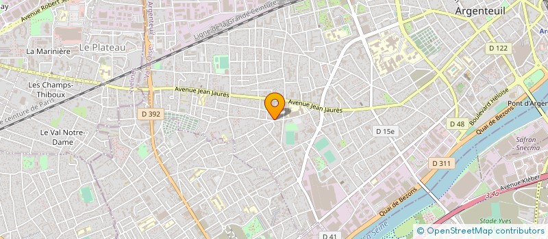 localisation de l'entreprise MONSIEUR ALEXIS RUTON à ARGENTEUIL