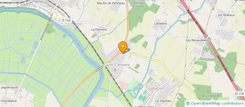 localisation de l'entreprise MONSIEUR ALEXIS SABOUREAU  CABARIOT