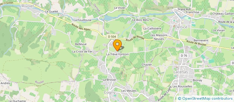 localisation de l'entreprise MONSIEUR ALEXIS SADOR  COGNY