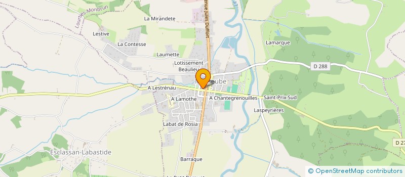 localisation de l'entreprise MONSIEUR ALEXIS SAILHAN  MASSEUBE