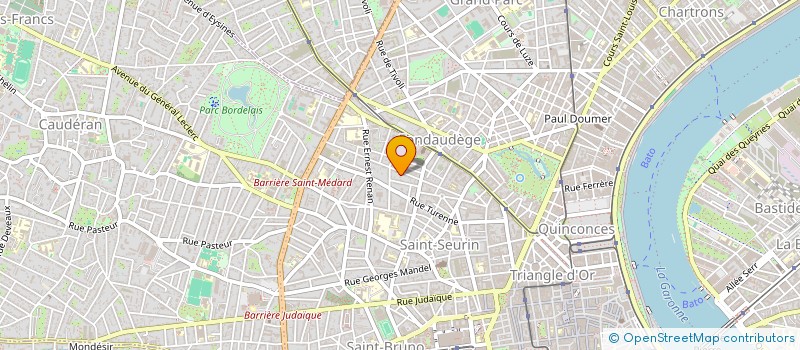 localisation de l'entreprise MONSIEUR ALEXIS SAINT-GEORGES  BORDEAUX