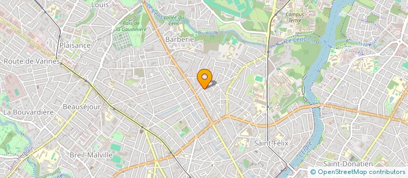 localisation de l'entreprise MONSIEUR ALEXIS SAINT-GEORGES-CHAUMET  NANTES