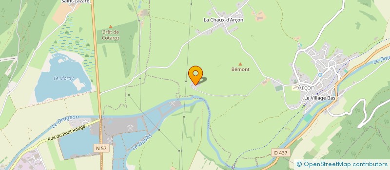 localisation de l'entreprise MONSIEUR ALEXIS SALA  ARCON