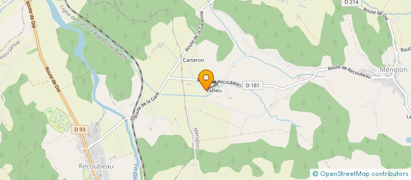 localisation de l'entreprise MONSIEUR ALEXIS SALLE  MENGLON