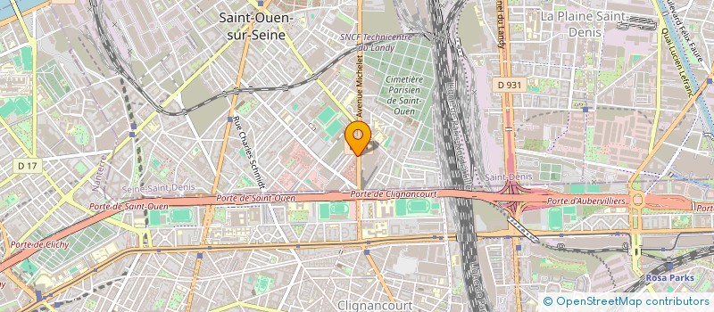 localisation de l'entreprise MONSIEUR ALEXIS SALLEY à SAINT-OUEN-SUR-SEINE