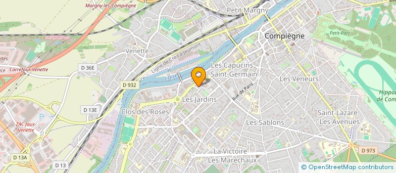 localisation de l'entreprise MONSIEUR ALEXIS SAMPAIO MENDES à COMPIEGNE
