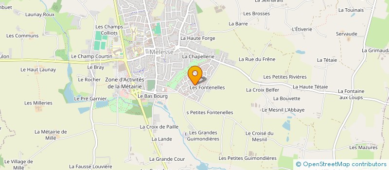 localisation de l'entreprise MONSIEUR ALEXIS SANCHEZ  MELESSE