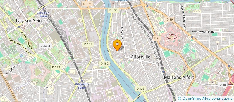 localisation de l'entreprise MONSIEUR ALEXIS SANGARIA à ALFORTVILLE