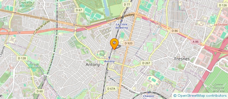 localisation de l'entreprise MONSIEUR ALEXIS SANTY à ANTONY