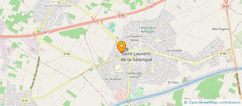 localisation de l'entreprise MONSIEUR ALEXIS SBROGLIA  SAINT-LAURENT-DE-LA-SALANQUE