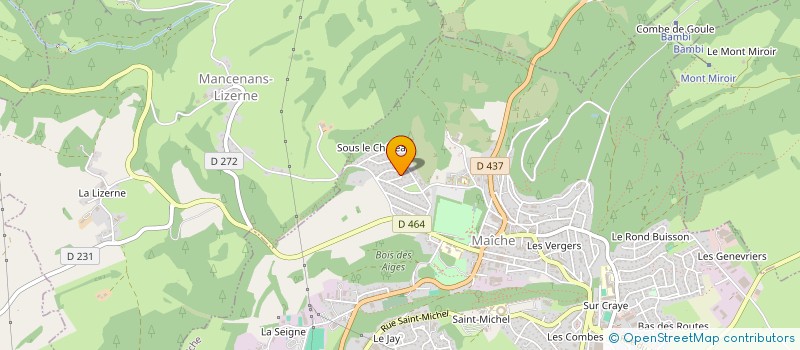 localisation de l'entreprise MONSIEUR ALEXIS SCANZI  MAICHE