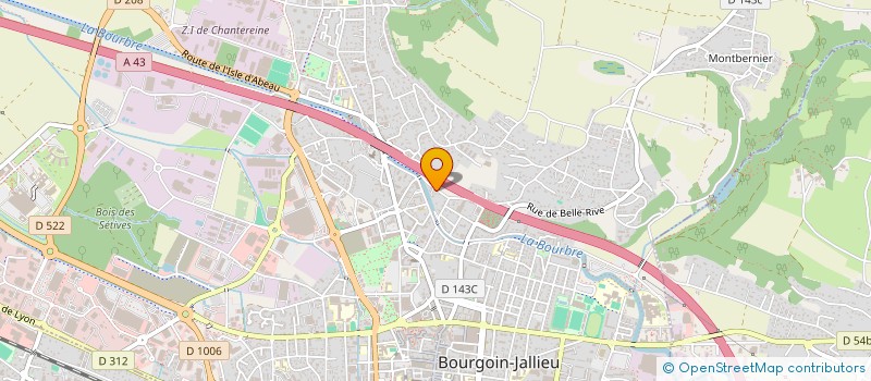 localisation de l'entreprise MONSIEUR ALEXIS SCHEID  BOURGOIN-JALLIEU