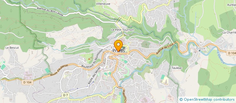 localisation de l'entreprise MONSIEUR ALEXIS SCHIRATTI à PRIVAS