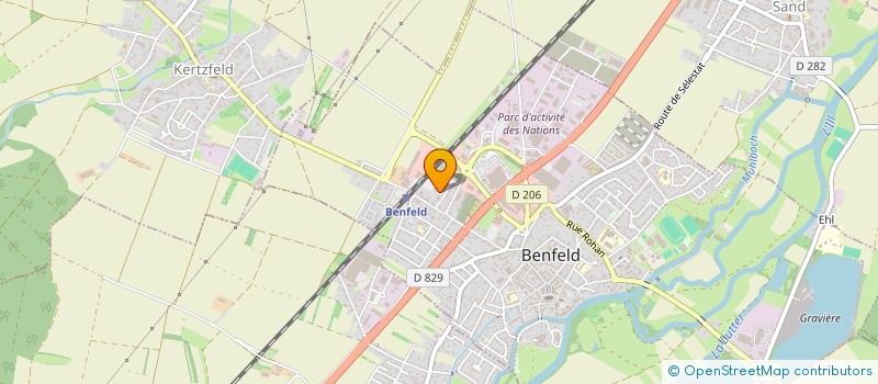 localisation de l'entreprise MONSIEUR ALEXIS SCHMIDT  BENFELD