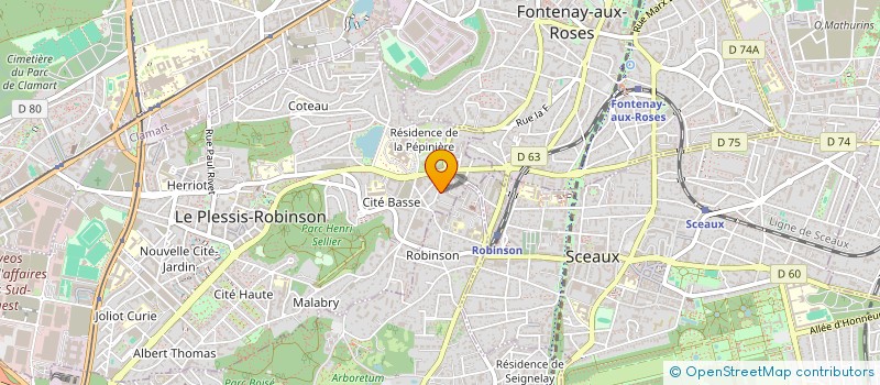 localisation de l'entreprise MONSIEUR ALEXIS SEMANNE  LE PLESSIS-ROBINSON