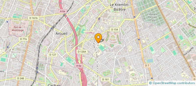 localisation de l'entreprise MONSIEUR ALEXIS SERRECCHIA  LE KREMLIN-BICETRE