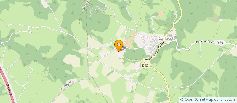 localisation de l'entreprise MONSIEUR ALEXIS SERRES  CARLUCET