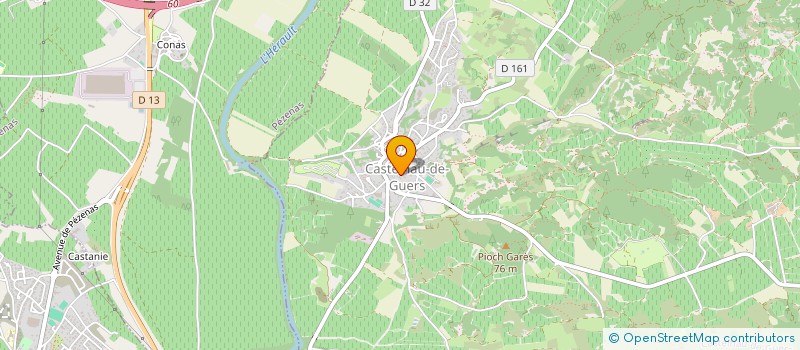 localisation de l'entreprise MONSIEUR ALEXIS SERVET  CASTELNAU-DE-GUERS