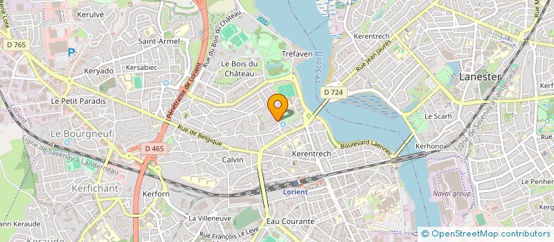 localisation de l'entreprise MONSIEUR ALEXIS SIINO  LORIENT