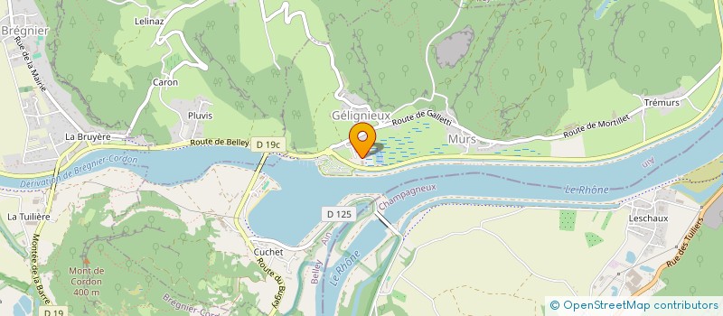 localisation de l'entreprise MONSIEUR ALEXIS SIMON  MURS-ET-GELIGNIEUX