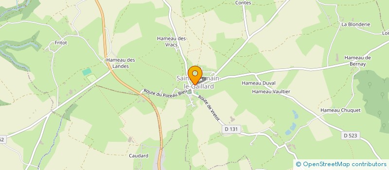 localisation de l'entreprise MONSIEUR ALEXIS SIMON à SAINT-GERMAIN-LE-GAILLARD