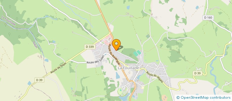 localisation de l'entreprise MONSIEUR ALEXIS SOAVE  LA FOUILLADE