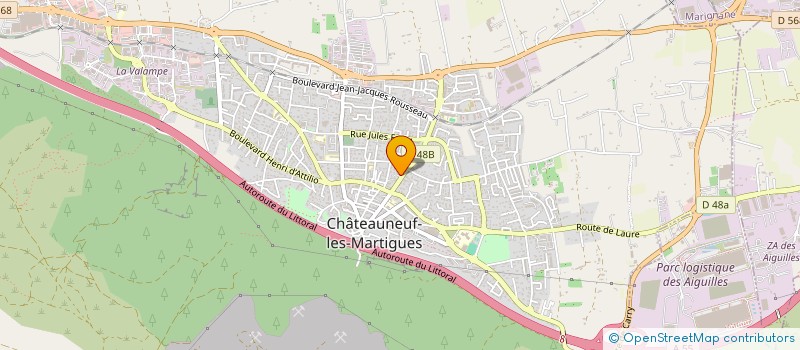 localisation de l'entreprise MONSIEUR ALEXIS SOK  CHATEAUNEUF-LES-MARTIGUES