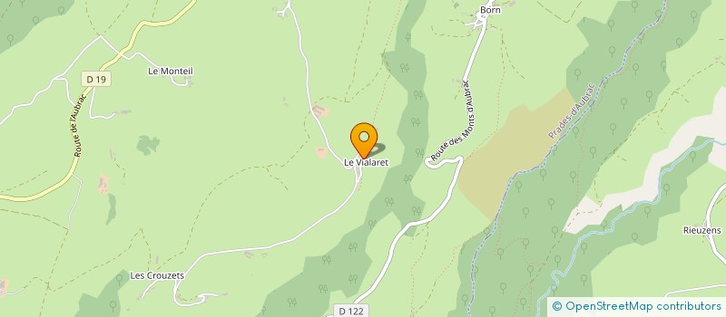 localisation de l'entreprise MONSIEUR ALEXIS SOLINHAC  PRADES-D AUBRAC