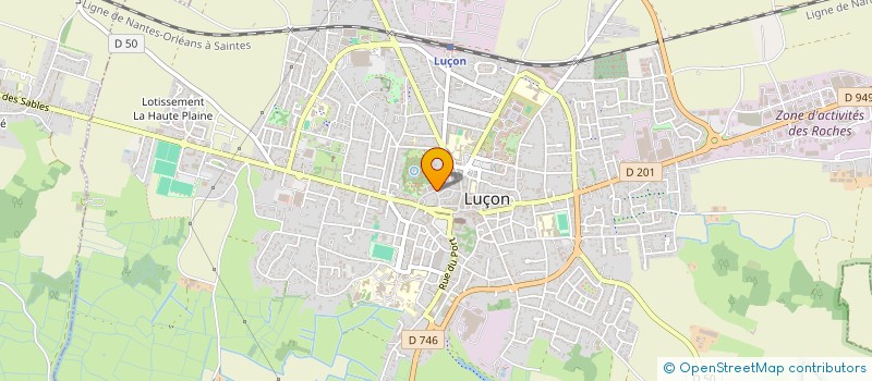 localisation de l'entreprise MONSIEUR ALEXIS SORIGNON à LUCON