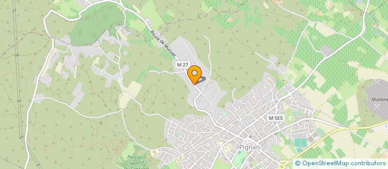 localisation de l'entreprise MONSIEUR ALEXIS SOTO  PIGNAN