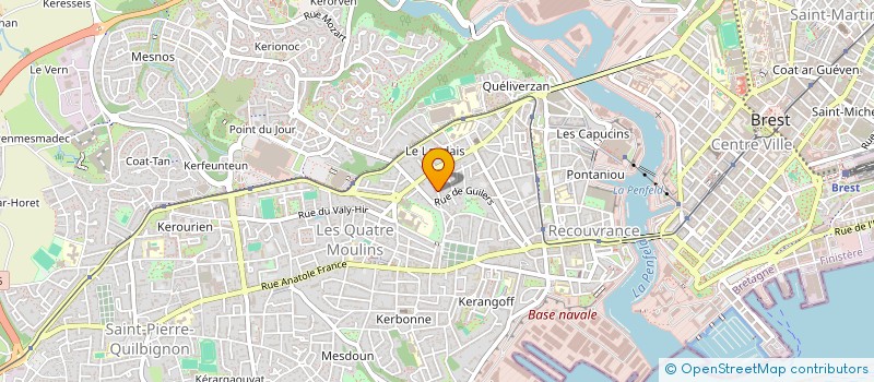 localisation de l'entreprise MONSIEUR ALEXIS SOURISSEAU à BREST