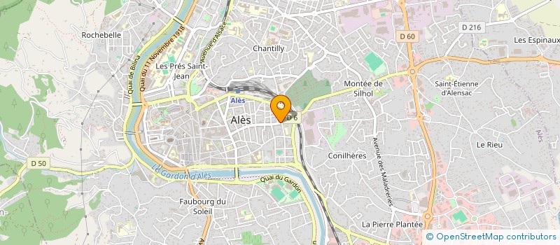 localisation de l'entreprise MONSIEUR ALEXIS STAMELOS à ALES